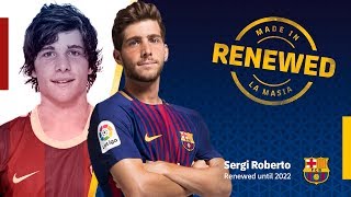 Sergi roberto renews with fc barcelona until 2022