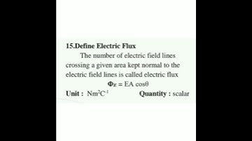 Define Electric flux - Class 12 Physics