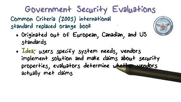 Security Evaluations: Common Criteria