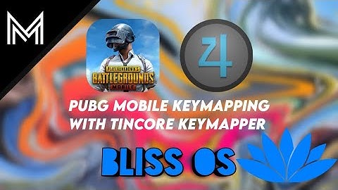 Pubg mobile keymapping in Bliss OS with Tincore Keymapper