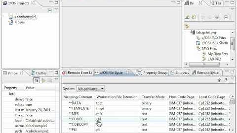 Rational Developer for z: Adding a File System Mapping for Members of MVS Data Set