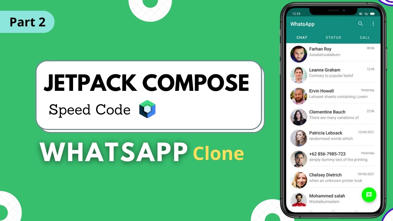 Создать клона ватсап. Jetpack compose. Jetpack compose code. Клон вацап фото. Jetpack compose Android.