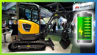 I saw a fully electric excavator for the first time! VOLVO electric excavator ECR 25 | EVS 35