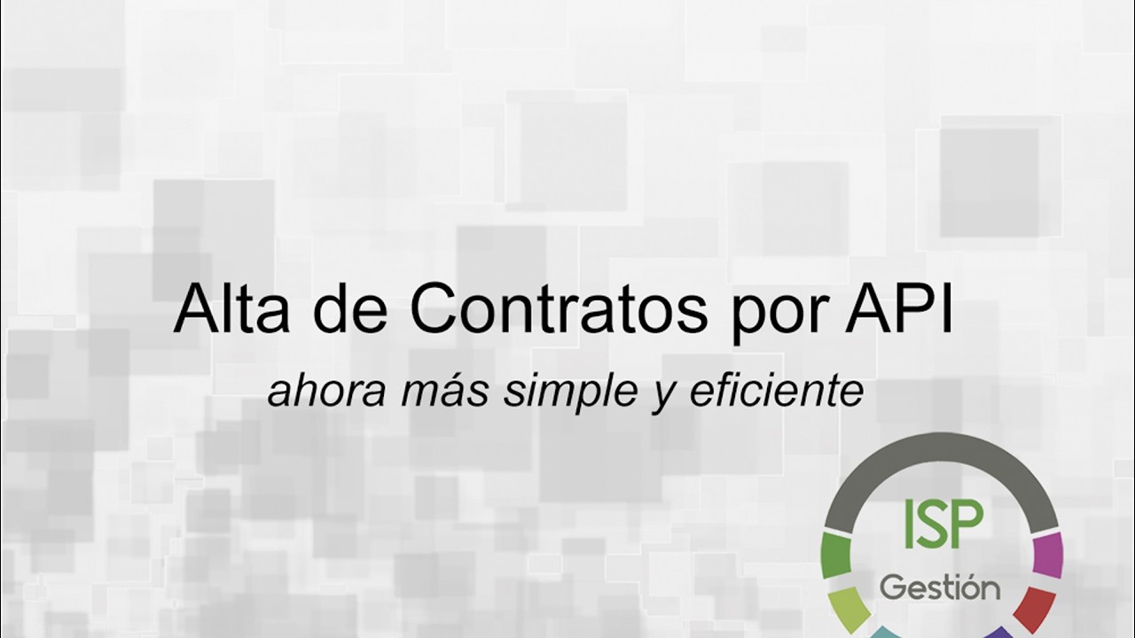 Alta de Contratos por API - YouTube
