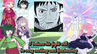 Fandoms React To Obito Uchiha Naruto Shippuden Sasuke Gojo Gacha Life 2
