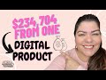 Digital Products | How Selling Digital Products Online Made Me $234,704 | Passive Income