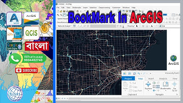How to set and use bookmarks in ArcMap || Using spatial bookmarks ESRI ArcGIS || Bookmarks en ArcGIS