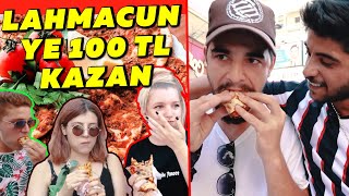 Sokakta En Aci Lahmacun Yeme Yarişmasi Yaptim 30 Saniyede Yedi