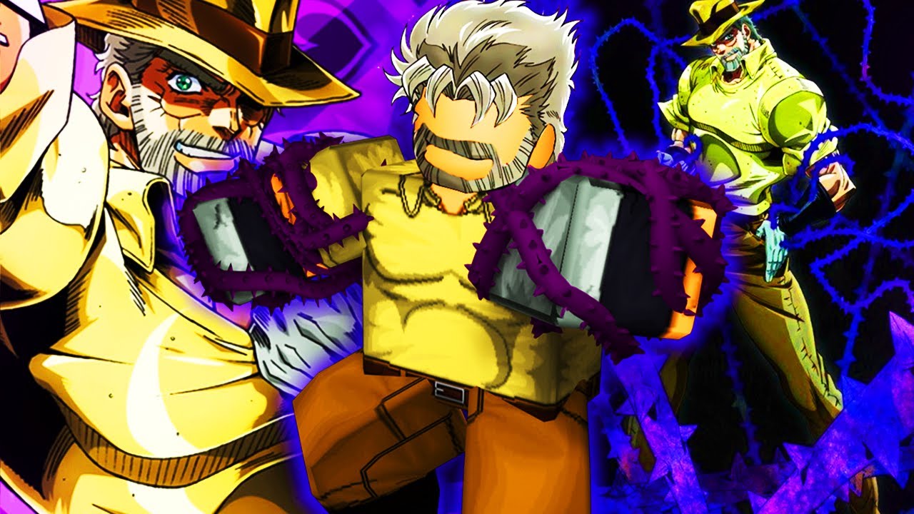 Hermit Purple Old Joseph Is Insanely Broken In Jojo Roblox Youtube - joseph joestar roblox