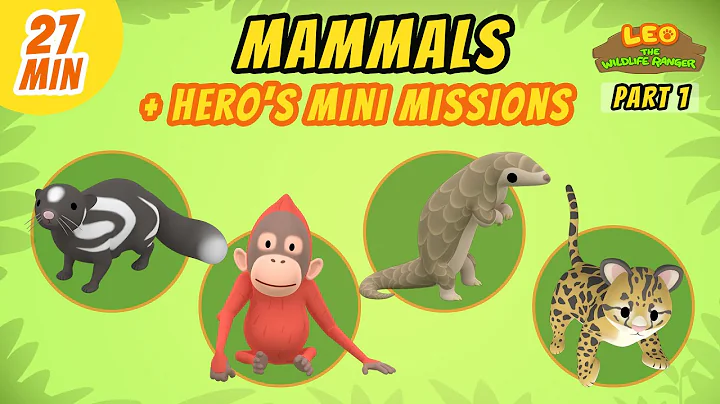 Mammals (Part 1/8) - Junior Rangers and Hero's Animals Adventure | Leo the Wildlife Ranger