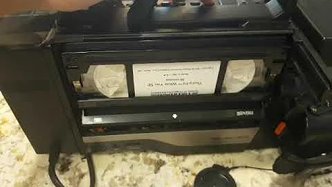 1987 RCA CPR-250 VHS Camcorder Test