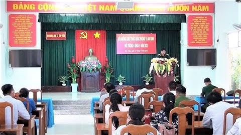 Khai giảng lớp bồi dưỡng kiến thức quốc phòng và an ninh cho cán bộ đối tượng 4 khóa I năm 2022