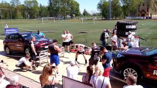 Best Nordic Strongman 2017,Витаутас Лалас,удержание двух машин