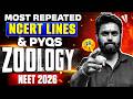 ⚡ Class 12 Zoology PYQ Special | Most Asked NCERT Lines for RE-NEET 2026