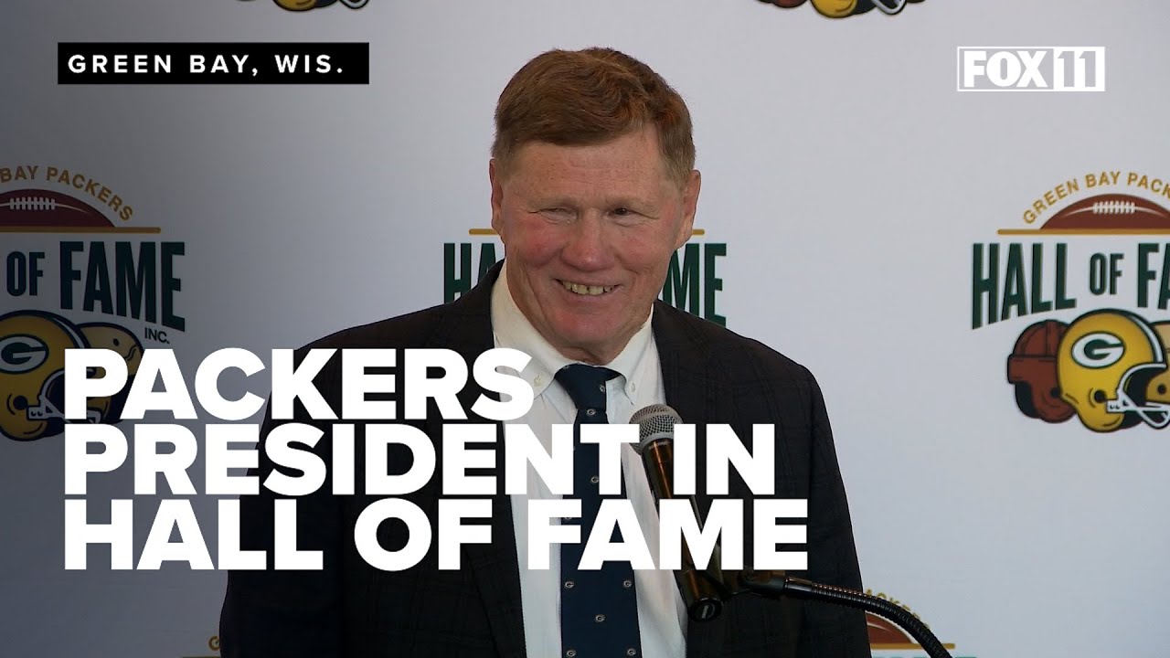 Packers Hall of Fame inducts recently retired president/CEO Mark Murphy