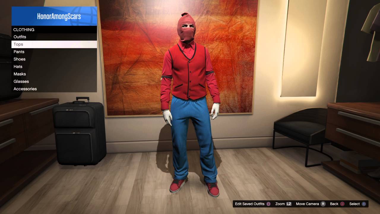 Grand Theft Auto 5 Online Spider Man 2002 Wrestling Outfit Tutorial Youtube