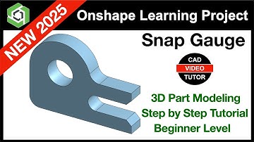 Onshape Project 2025 - SNAP GAUGE | Stapsgewijze handleiding