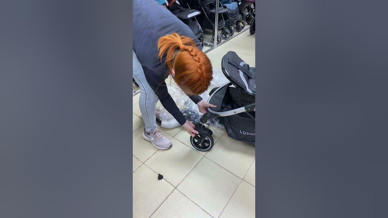 Прогулочная коляска Luxmom 609 с перьями - YouTube