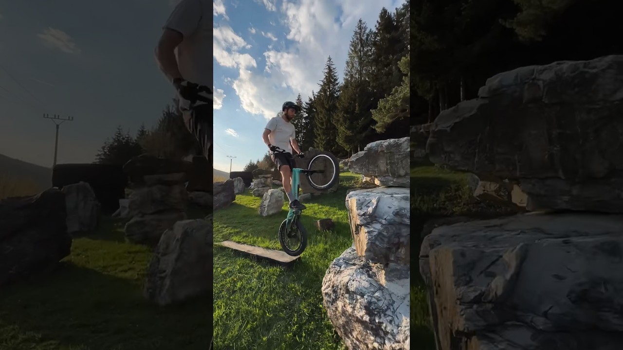 Pedal up! Trials bike 