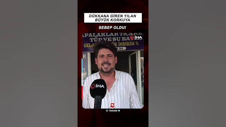 Dükkana giren yılan büyük korkuya sebep oldu!