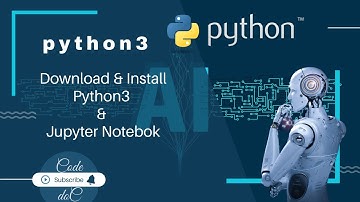 How to install python3 || How to install jupyter notebook || install python and jupyter notebook