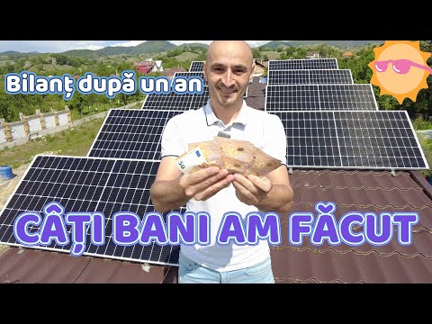 Un an cu PANOURI FOTOVOLTAICE și BATERIE. Câți BANI am scutit ?