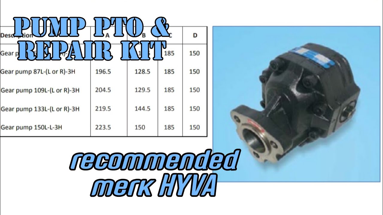 Hyva hydraulic pumpPTO pump merk Hyvagear pump UNI 3HBI Rotational