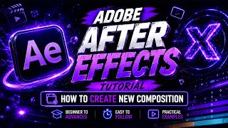After Effects Beginner Tutorial in Hindi | How To Create New Composition | 02 | Video Editing 