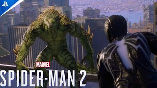 Lizard Vs Symboite Venom || Marvel Spiderman 2 #marvel #spidermanps5 #peterparker #sony