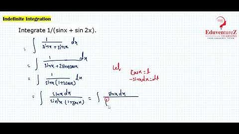 Integrate  ∫▒1 sinx+sin2x dx