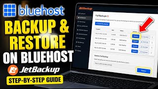 How to backup on Bluehost using JetBackup and restore checks - Step By Step