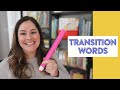 Teaching Transition Words Quiz