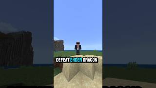 How I Beat The Ender Dragon With 0 Effort#minecraft#minecraftshorts#viral #minecraftfunny#shorts