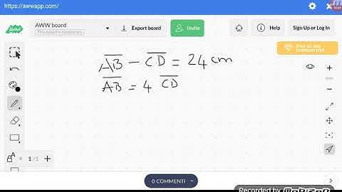 PROBLEMI CON I SEGMENTI - DIFFERENZA E RAPPORTO