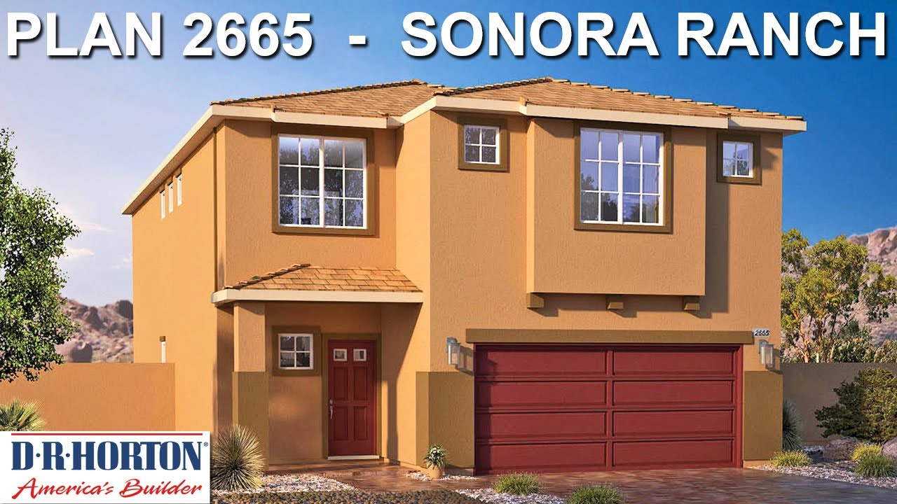 PLAN 2665 450K+ New Homes in North Las Vegas by DR Horton Sonora Ranch Las Vegas Homes for