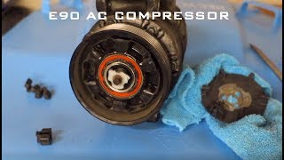 BMW E90 N54 AC Compressor DIY