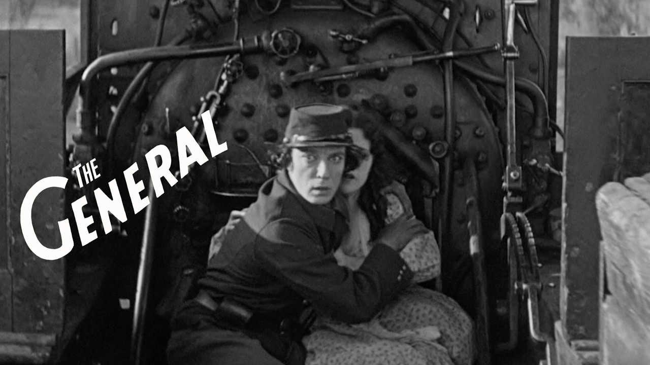 Train Chase Scene | Buster Keaton Uncouples the Soldiers’ Carriage