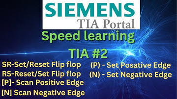 Speed learning TIA portal, Basic instructions. #2
