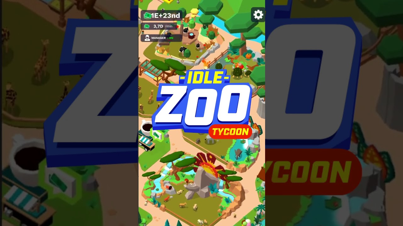 Idle Zoo Tycoon 3D MOD APK cover