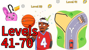 Dop 4 : Draw One Part - Gameplay Walktrough Leveks 41 - 70 ( ios, android )