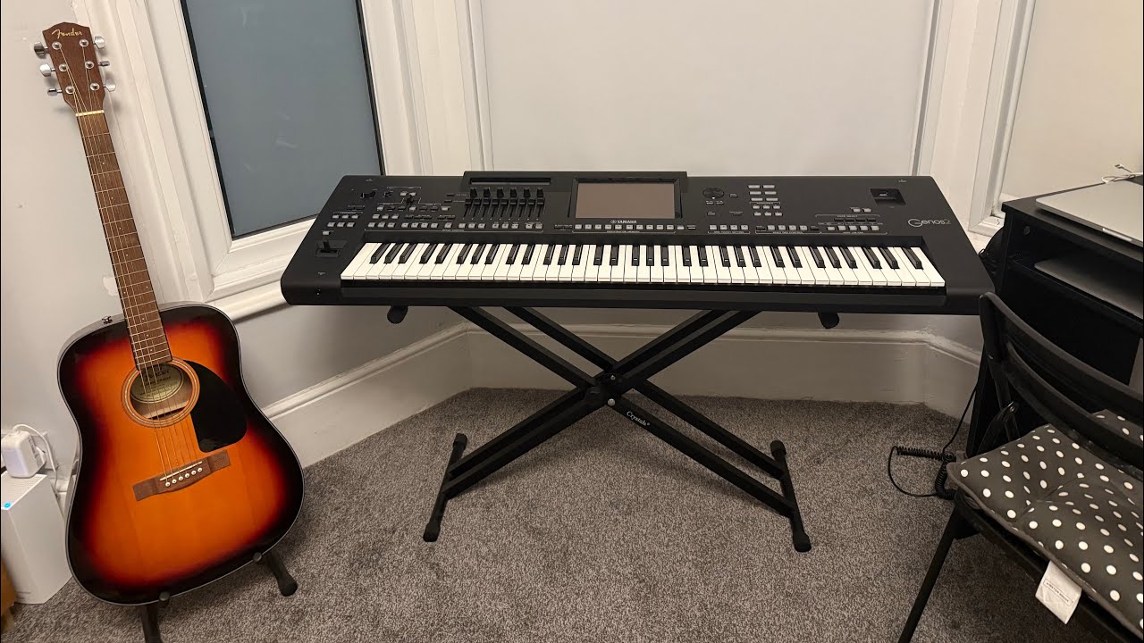 Yamaha Genos 2 unboxing and setup