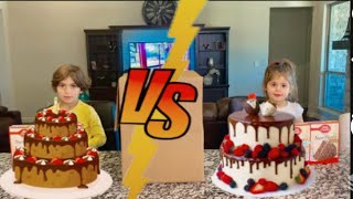 تحدي التوأم في تزيين الكيك ? | معقول طلعوا توأم? Twin Telepathy Cake Challenge