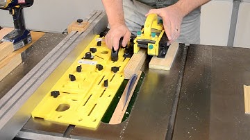Make Beautiful Tapered Legs up to 8-sides MICRODIAL Tapering Jig by MICROJIG