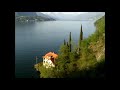 Romantic Lake Como (Italy). Music by Wagner, "Lohengrin".