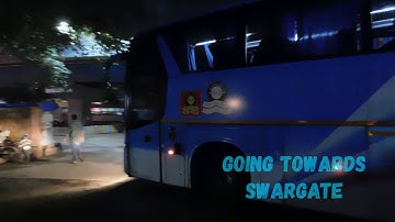 MSRTC BUS FANNING AT THANE VANDANA ST BUS STOP