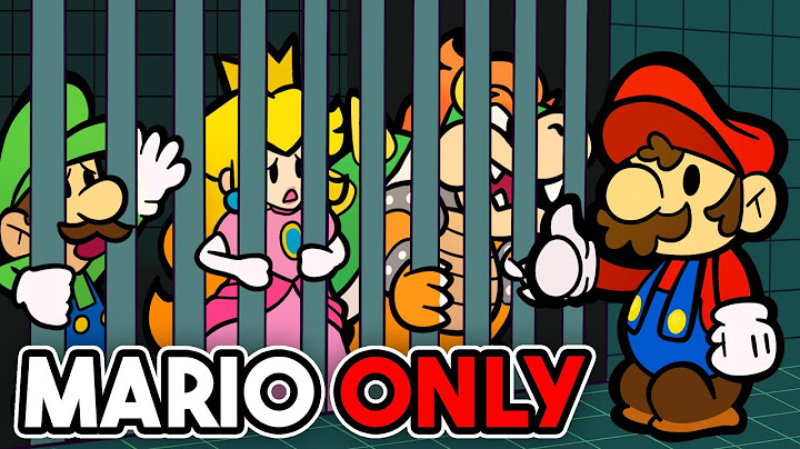 Can You Beat Super Paper Mario With ONLY Mario?