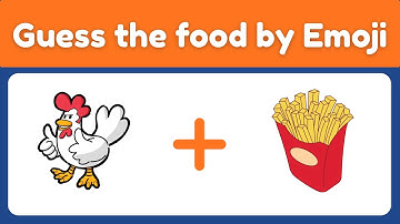 Guess the food by Emoji’s | Fun emoji quiz challenge 🧠🤔🍟🥞🎂