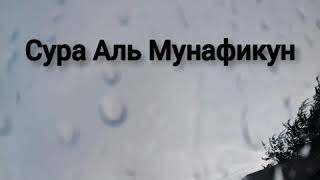 Сура Аль Мунафикун - (Лицемерие)