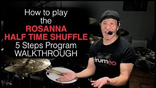 How to play the Rosanna Half Time Shuffle [5 Steps Program] (Walkthrough)