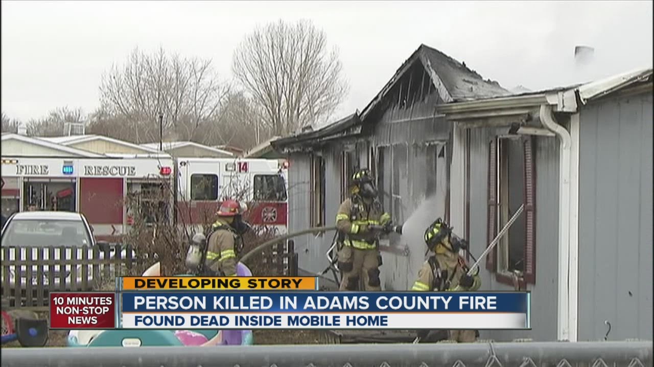 Person killed in Adams County fire - YouTube